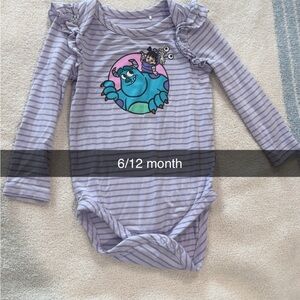 Little Sleepies Monster Inc. Long Sleeve Bodysuit